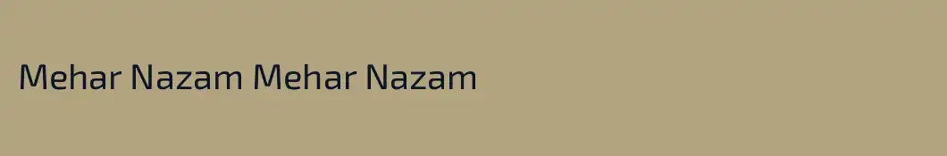 Mehar Nazam Mehar Nazam
